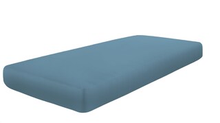 DORMISETTE Jersey-Spannbettlaken 180-200 x 200 cm stahlblau