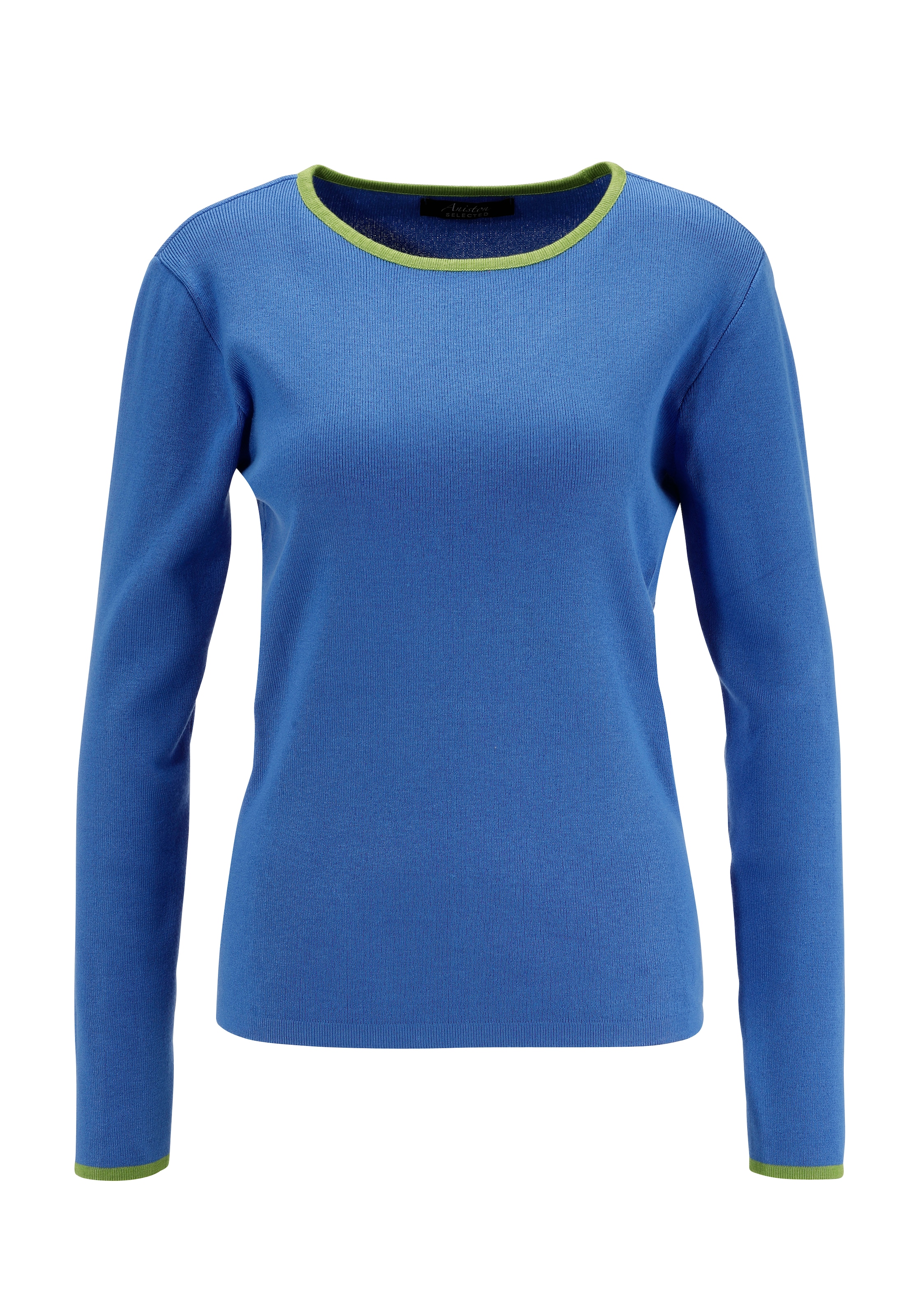Aniston SELECTED Strickpullover , mit kontrastfarbenen Streifen