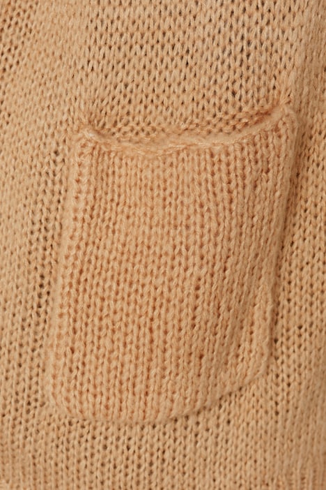 Strickjacke, oversized, offene Form, Langarm