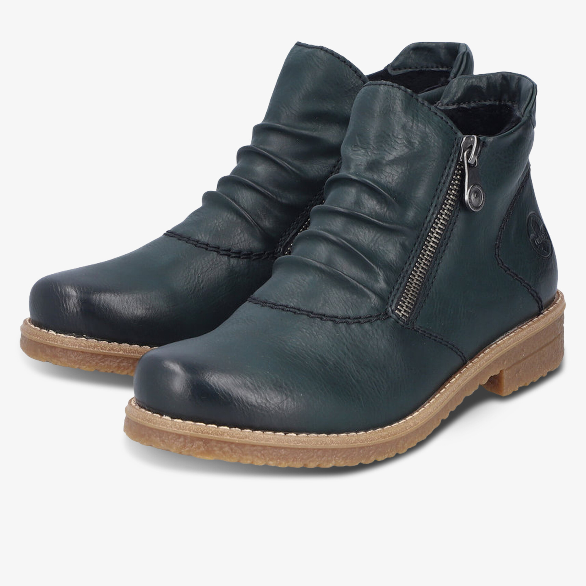 rieker Damen Klassische Stiefeletten grün