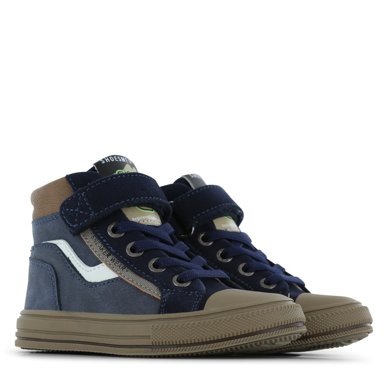 Shoesme blau hohe Sneaker