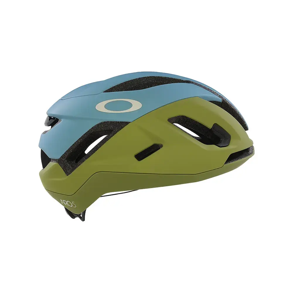 Oakley ARO5 Race EU Fietshelm Mat Groen/Blauw