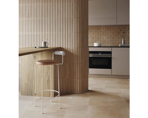 Porseleinen steengoed decoratieve tegel Kernbruin 45 x 90 x 1,1 cm