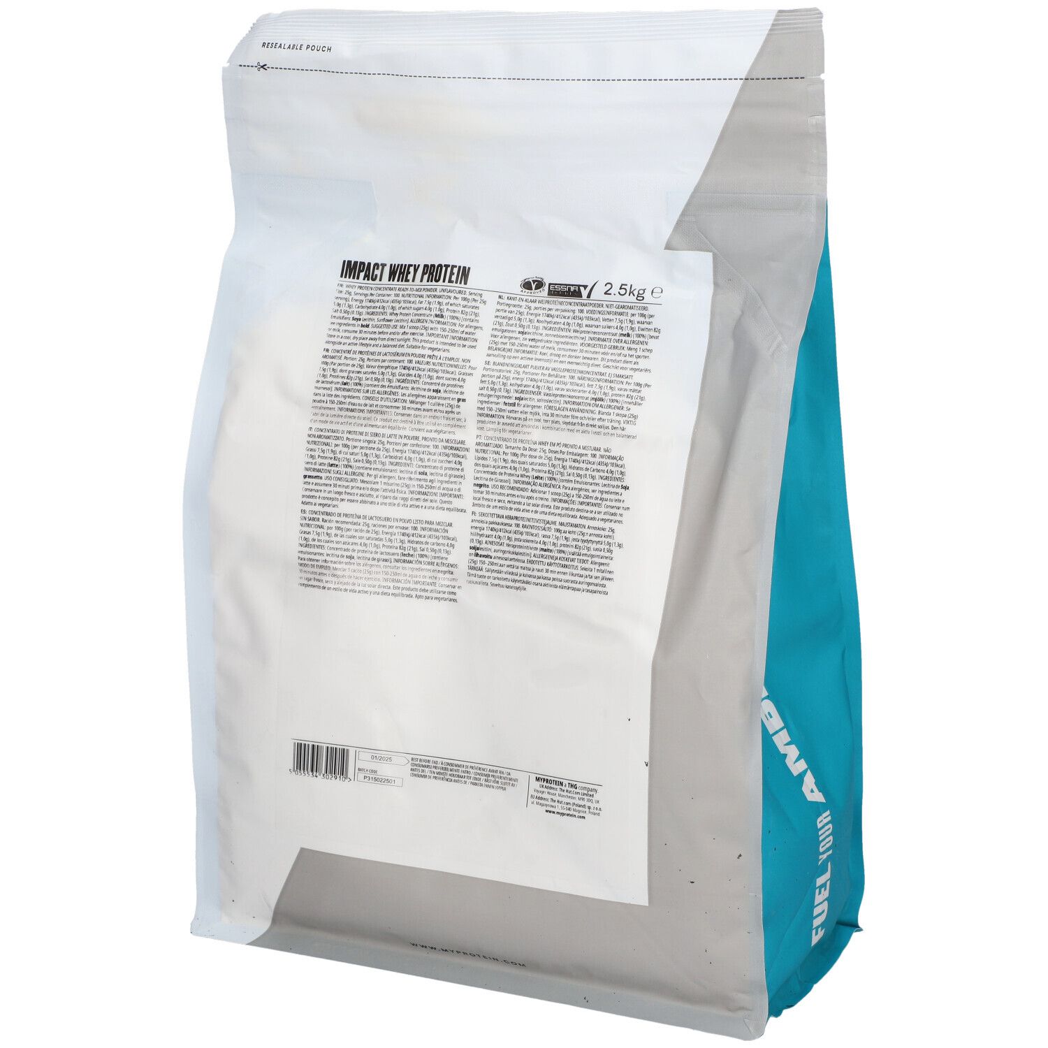 MyProtein Impact Whey Protein Neutral BCA
