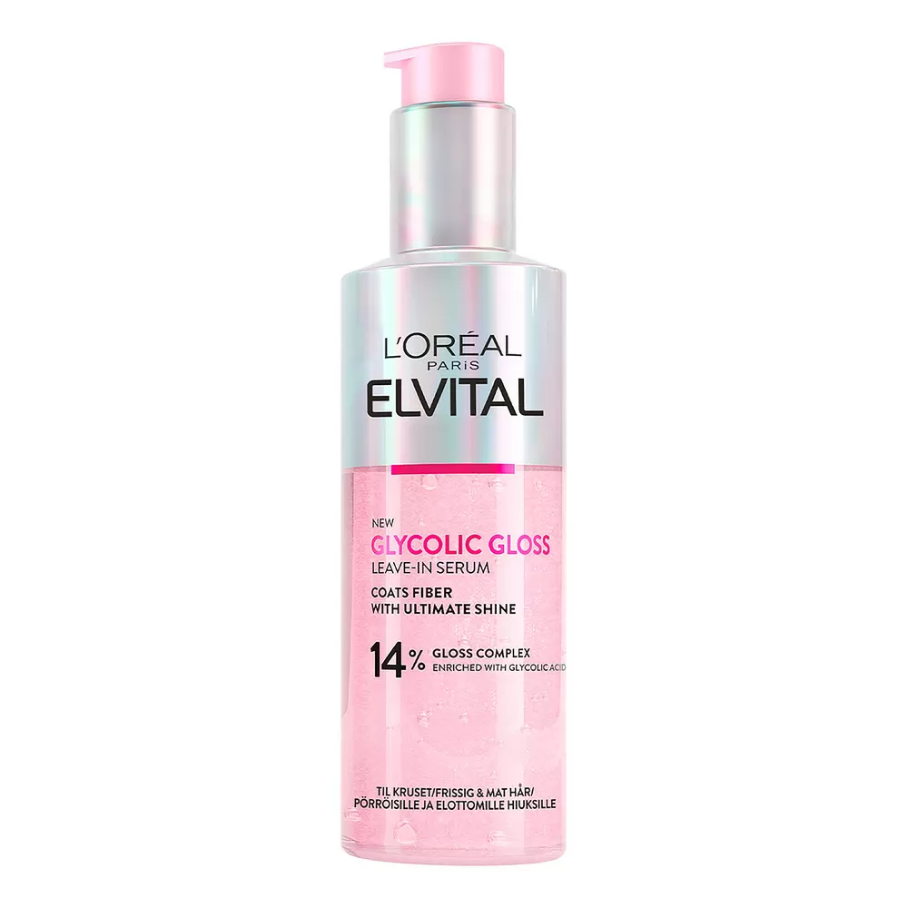 L'Oréal Paris Elvital Glycolic Gloss Leave-In For Normal Hair - 150 ml.
