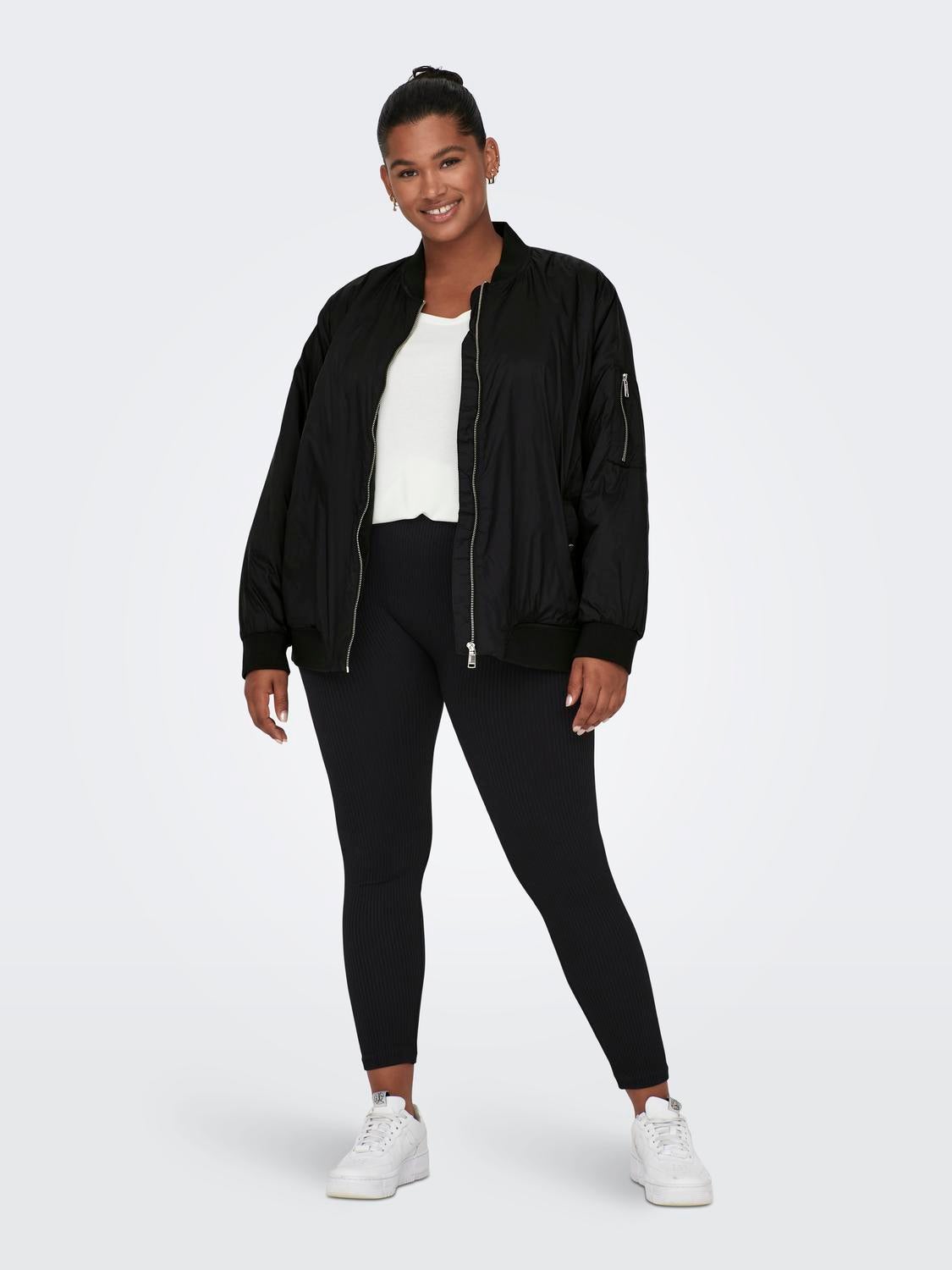 ONPJAINA Hohe Taille Enger Schnitt Sportleggings Black