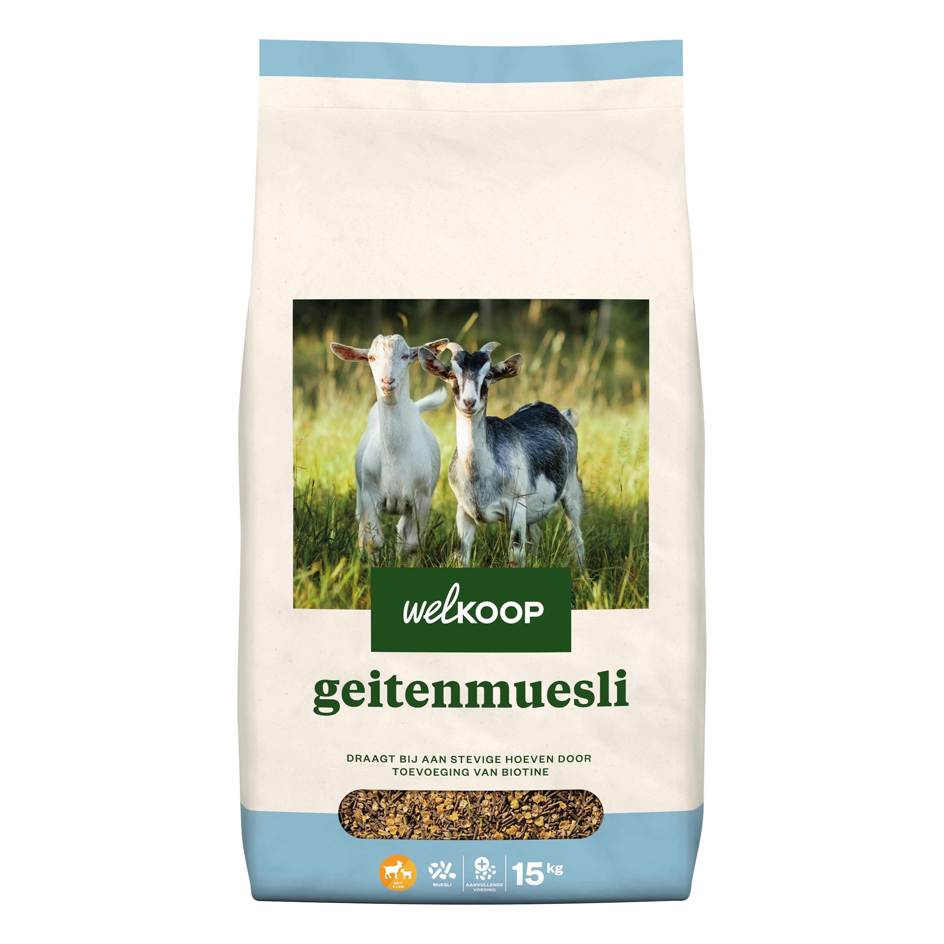 Welkoop Geitenmuesli - Geitenvoer - 15 Kilogram