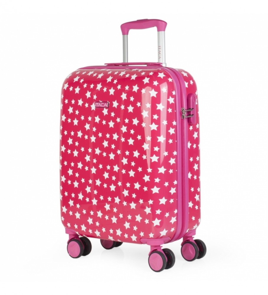 Mala de cabine infantil pequena ITACA rosa - 55x40x20cm -