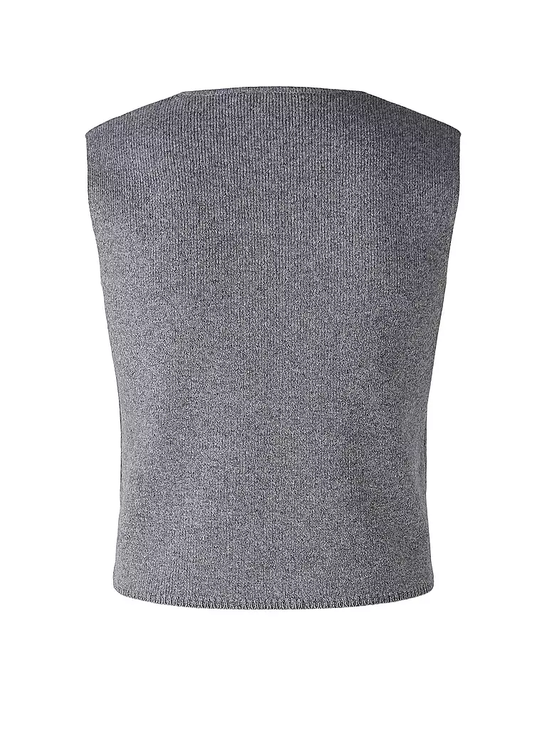 OUÍ Strickgilet grau