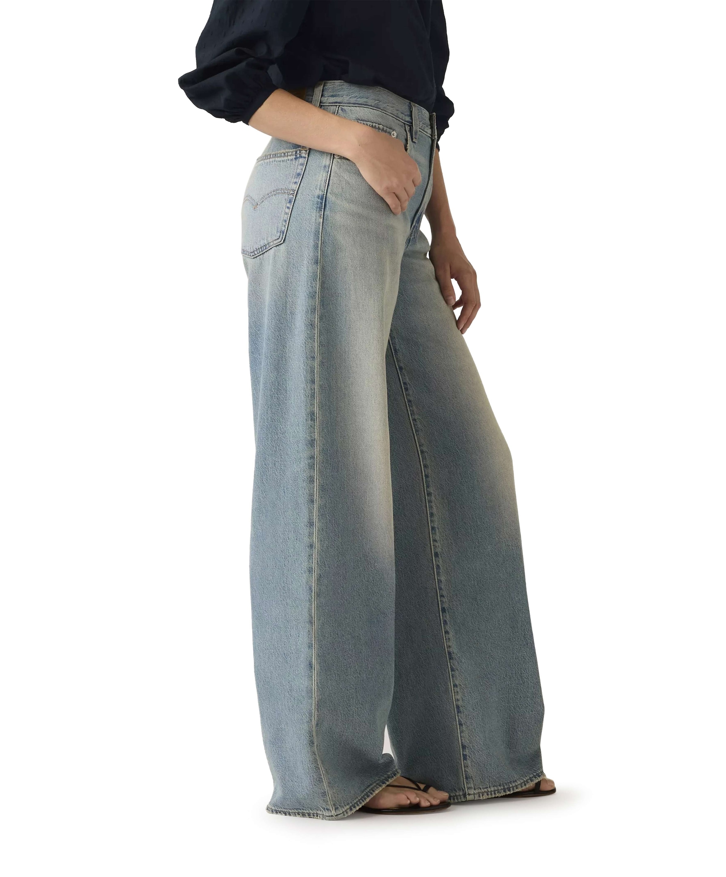 Levi's XL Straight dames jeans blauw