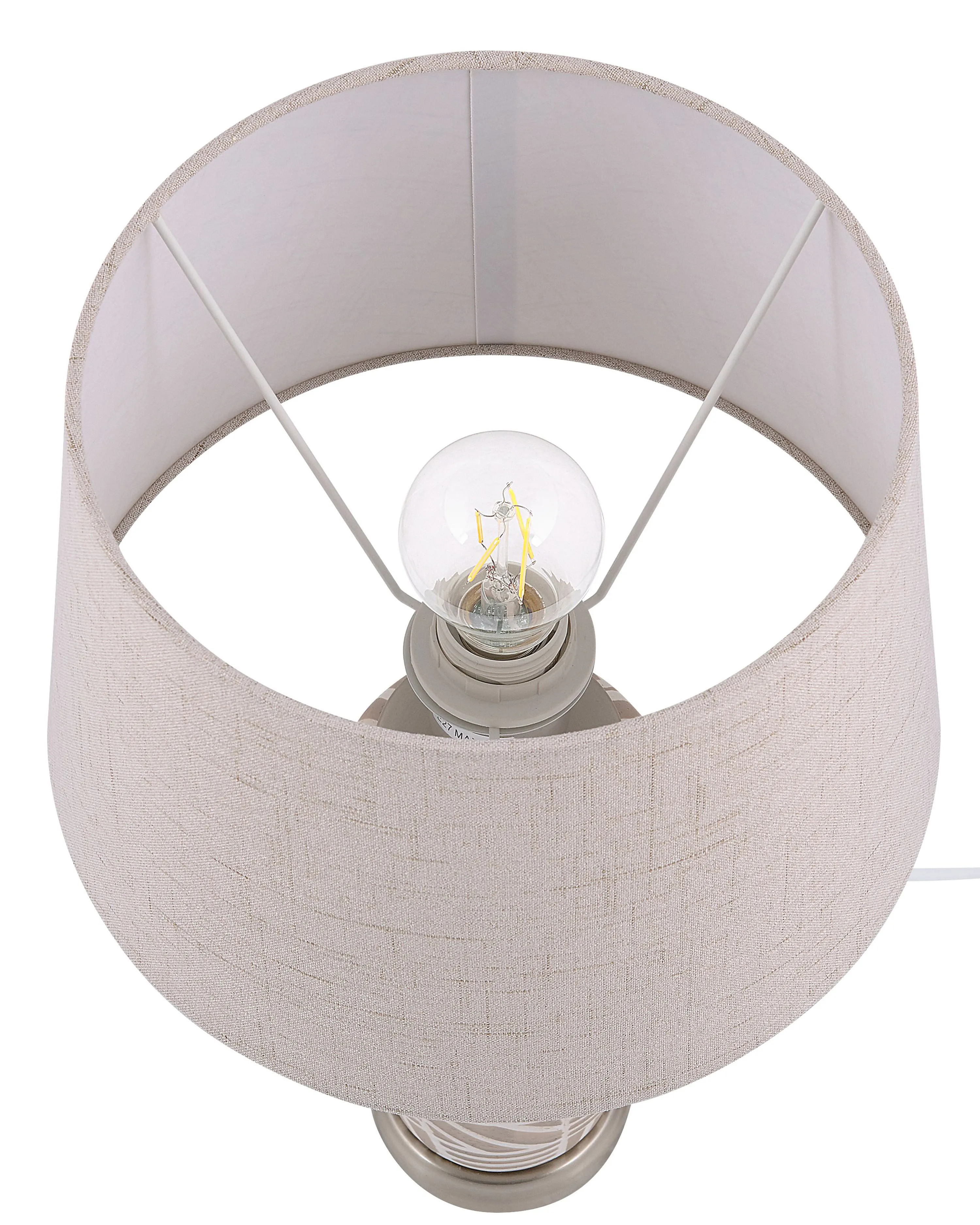 Tafellamp TRAISEN Keramiek Beige