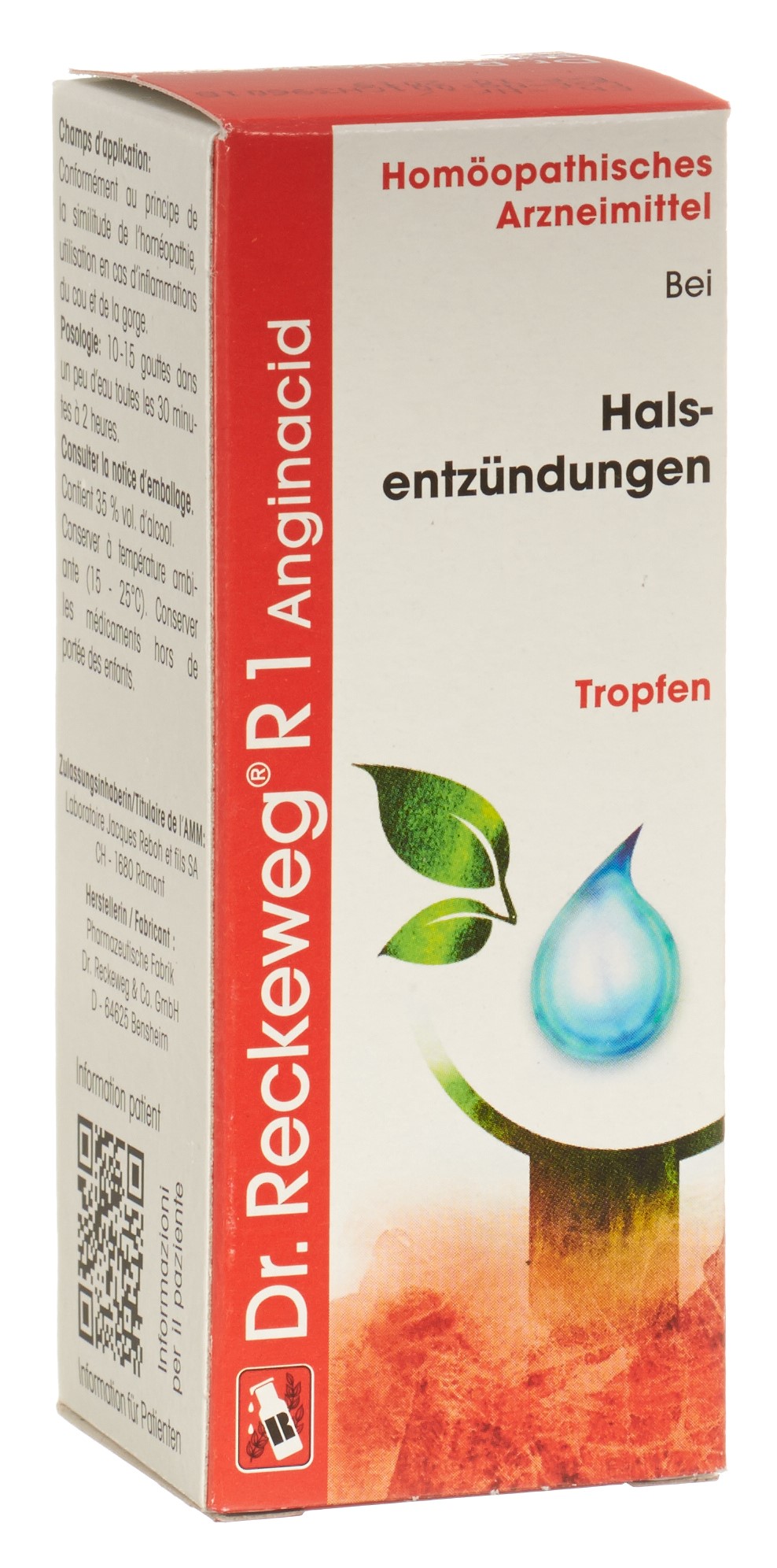 RECKEWEG R1 Anginacid Tropfen Fl 50 ml