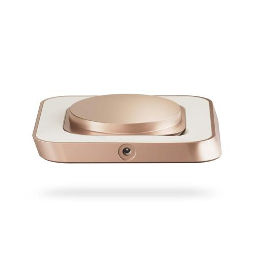 (15W) MagSafe Qi Wireless Charger Ladegerät Nachttisch Ladestation (ZESC16W/00) - Roségold / Weiss