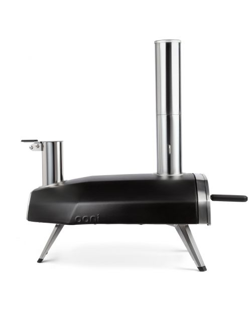 Ooni Pizzaoven Fyra - Buitenkeuken - 74x41x73 cm 10.4 kg Zwart Zilver Houtpellets Gestookt