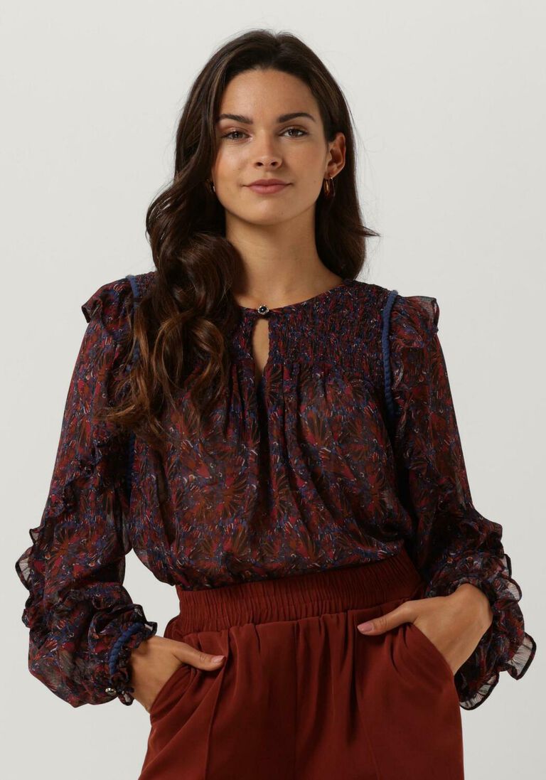 LOUIZON bordeaux louizon blouse darleen top