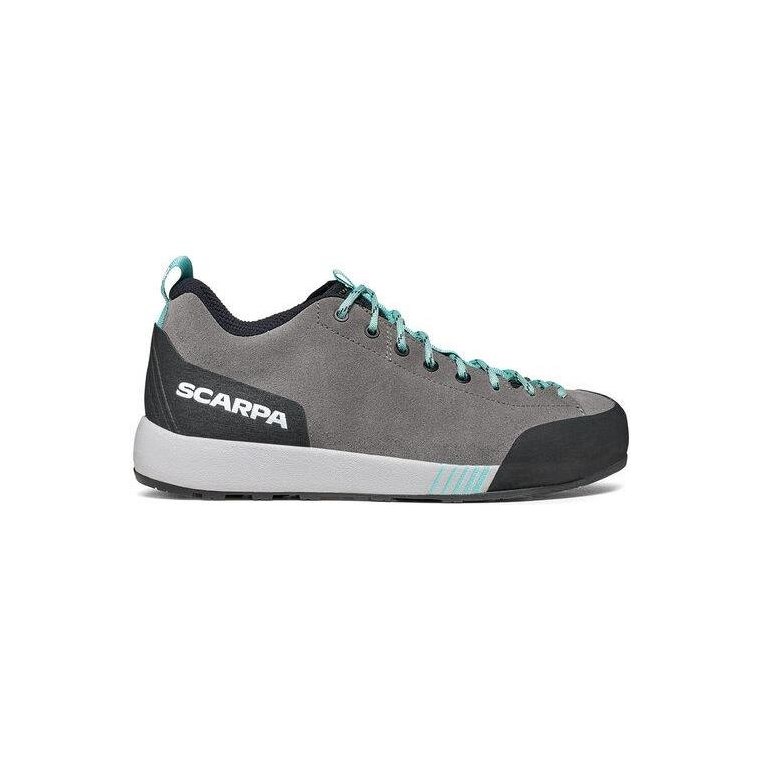 Scarpa Gecko Shoes Women Mid Gray/Aqua