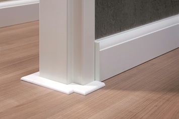 CanDo kozijnplint voor hoge muurplint wit 2 stuks