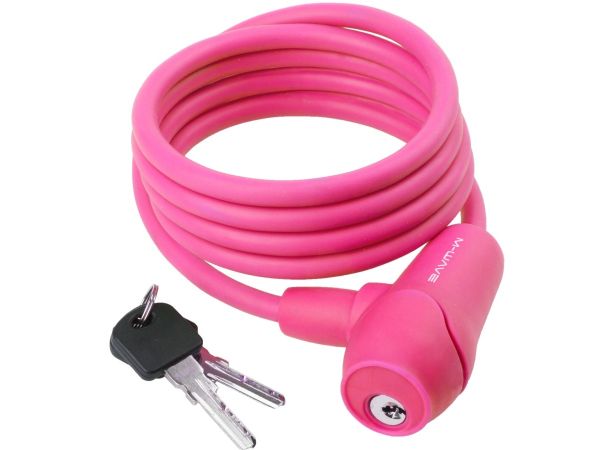 M-Wave Pink Spirallås, 150cm