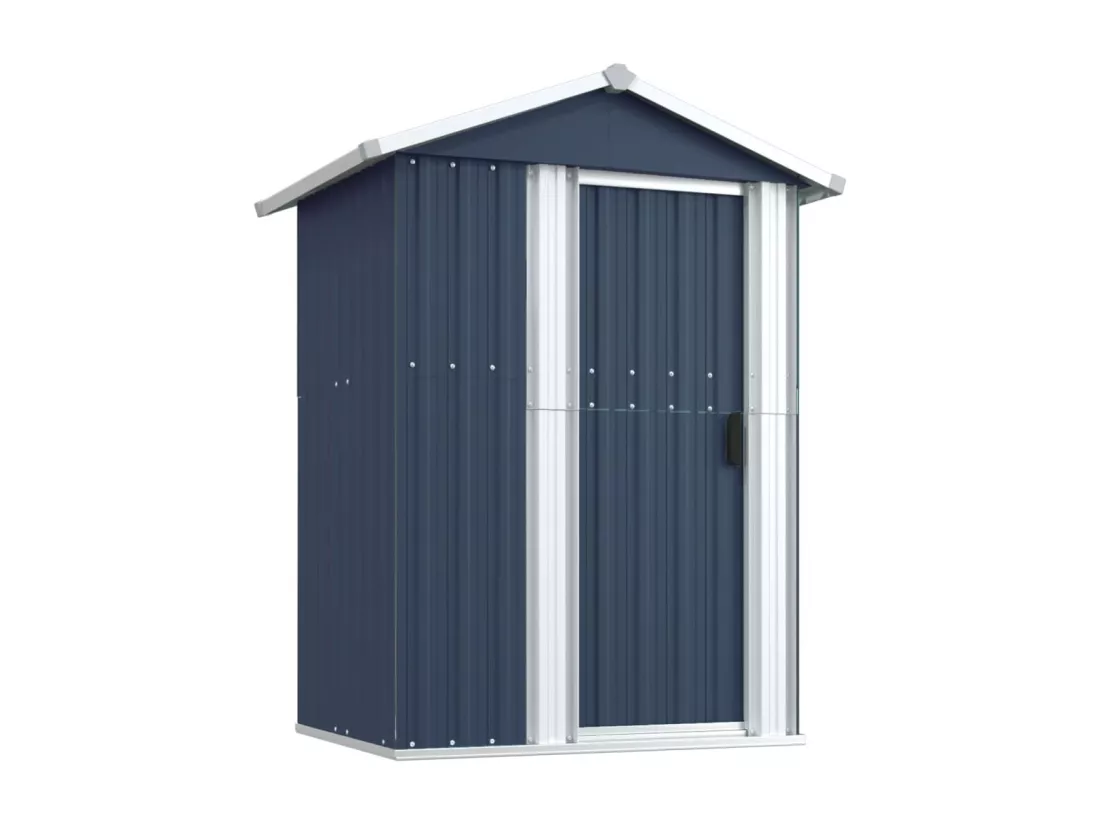 Abri de jardin Anthracite 126x97,5x177 Acier galvanisé