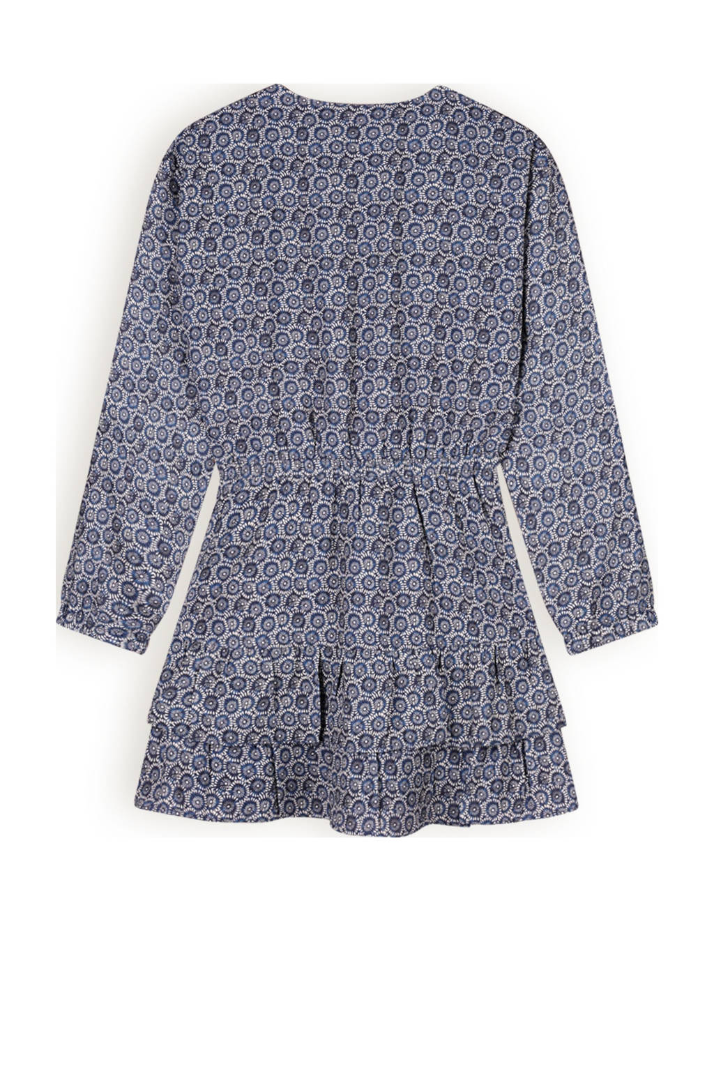 NoBell’ jurk Mayal met all over print blauw