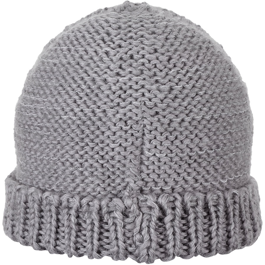 Sterntaler Strickmütze Umschlag silber mel.