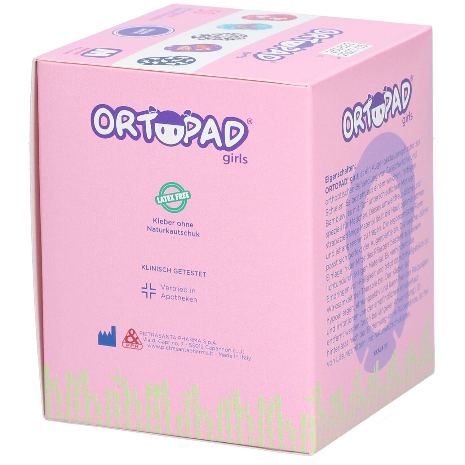 ORTOPAD for girls medium Augenokklusionspflaster