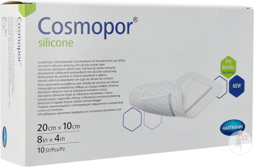 Hartmann Cosmopor Silicone 20x10cm Pièces 10