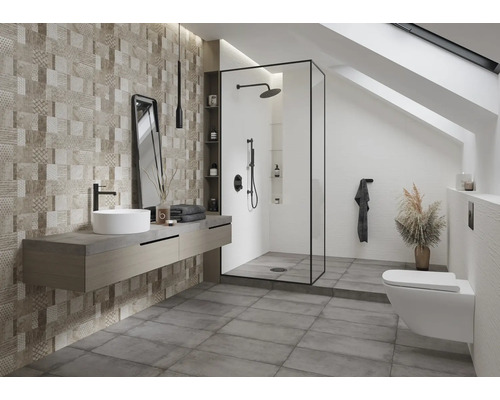 Steengoed wandtegel SARAGOSSA Wit 30 x 60 x 0,8 cm satijnen afwerking (lappato)
