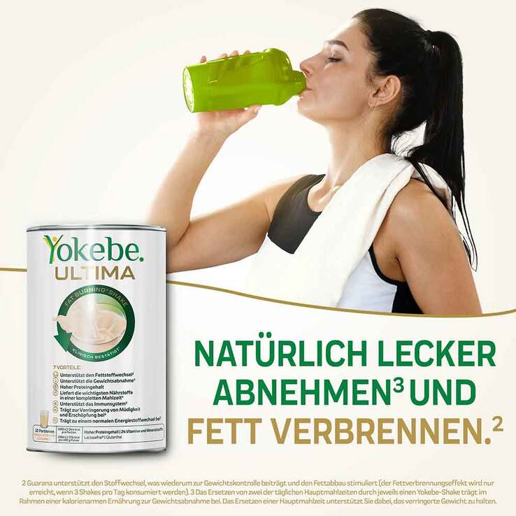 Yokebe Ultima Fat Burning Shake Pulver NF, 400 g