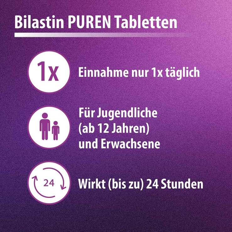 Bilastin Puren 20 mg Tabletten, 20 St