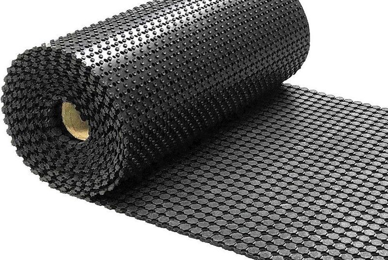 Rubber - Ringmat - Zwart - 10 mm Dikte - 91,5 cm Breedte