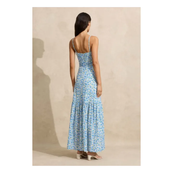 Peony Robe Memories Tiered Maxi | Bleu