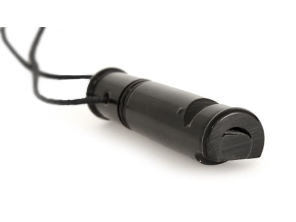 KENNELUTSTYR Whistle black 7,4cm 75cm