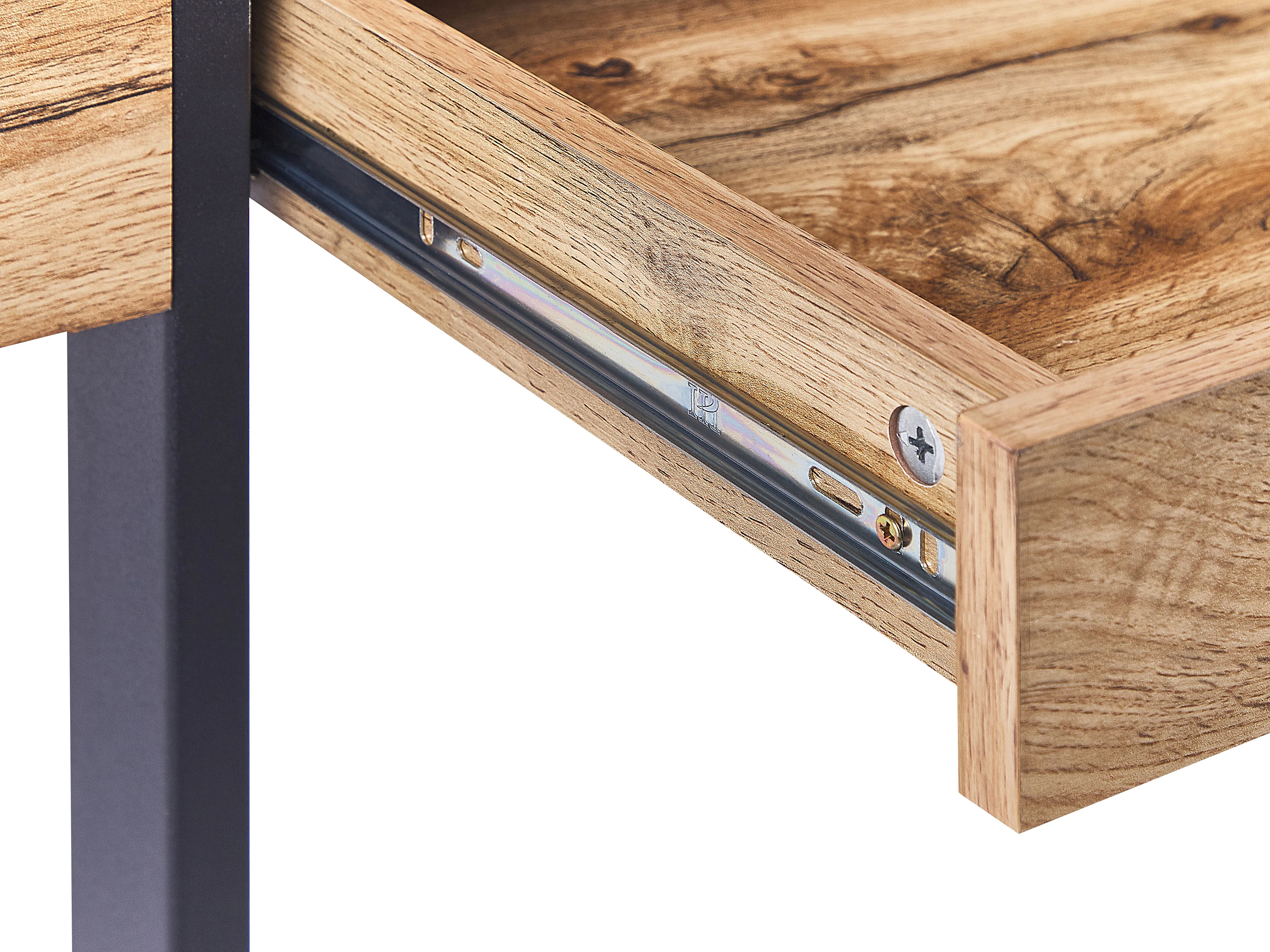 Bureau VIDA Lichtbruin 120 cm 55 cm met opbergruimte