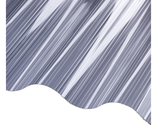 Gutta polycarbonaat golfplaat Sinus 76/18 antraciet gegroefd 2000 mm x 900 mm x 1,4 mm