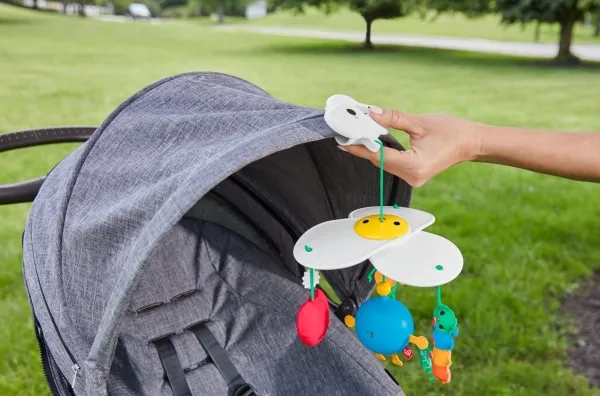 Fisher Price Happy World Flowerin Fun Stroller Toy