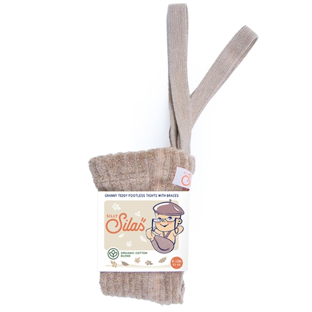 Granny Teddy Footless Tights Peanut Blend