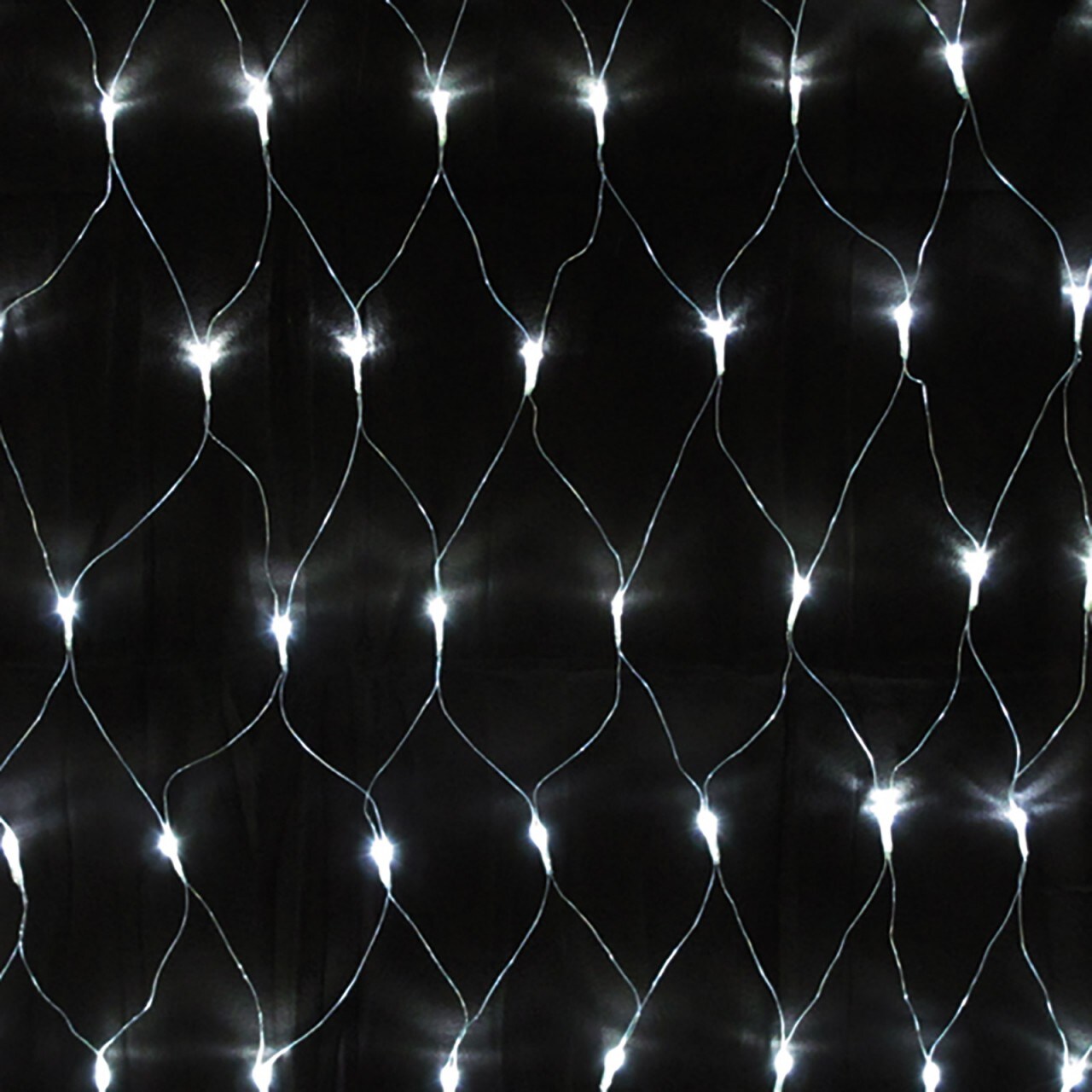 LEX 160er LED Lichternetz für Innen- und Außenbereich, Kaltweiß, IP44, 2 x 1,2 m