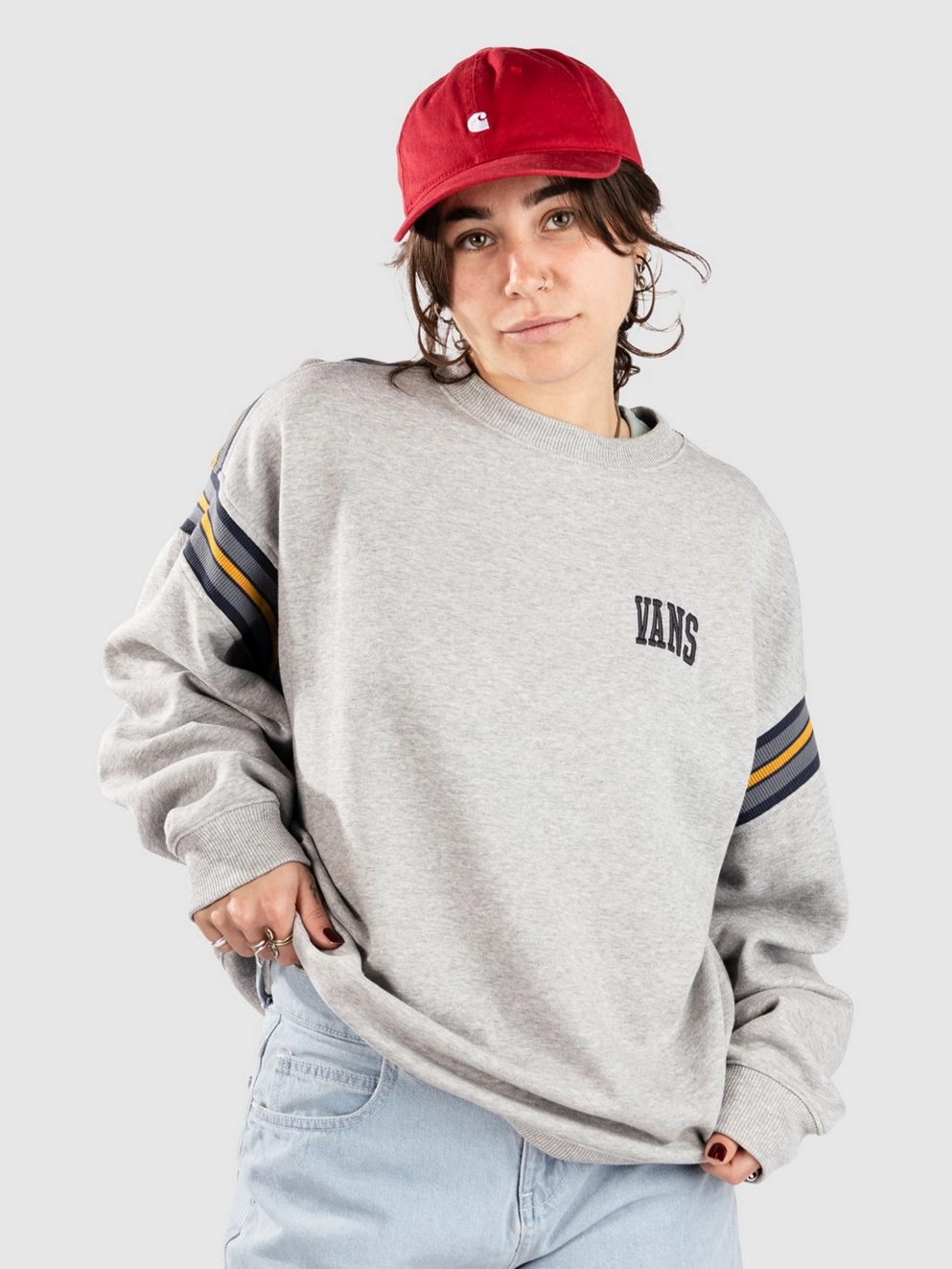 Vans Stadium OS Crew Sweater cement heather