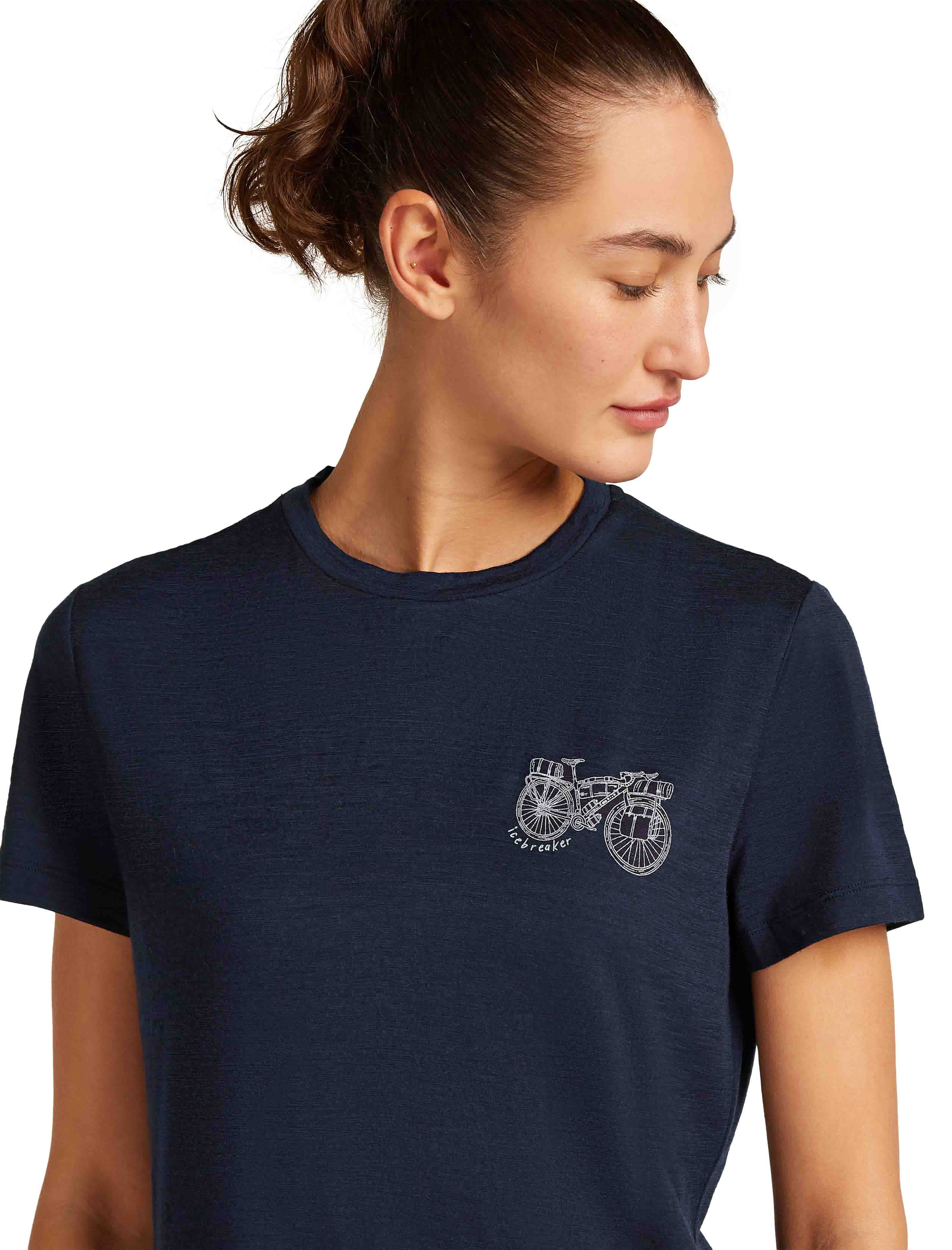 Mer 150 Tech Lite SS Tee Adv Dame Midnight Navy