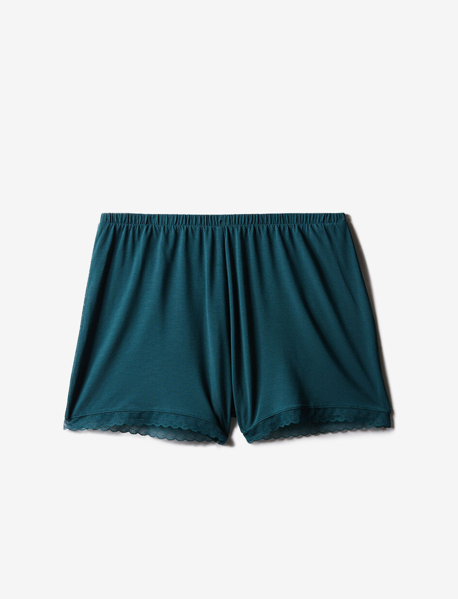 Short de pyjama - bleu canard