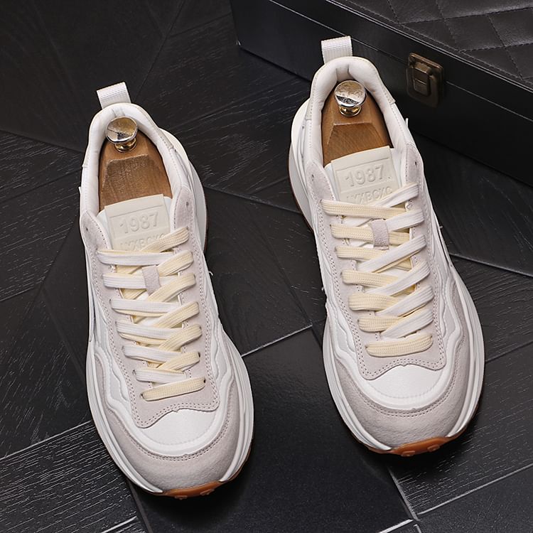 Mr Ozera - Color Block Platform Sneakers