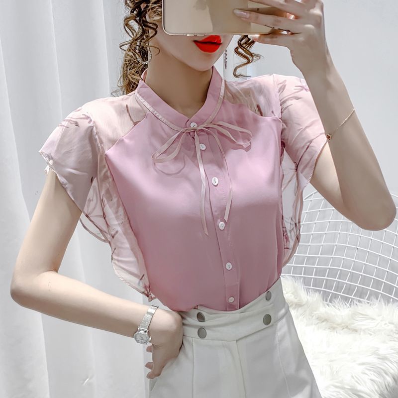 Sienne - Bloemenblouse met kapmouwen