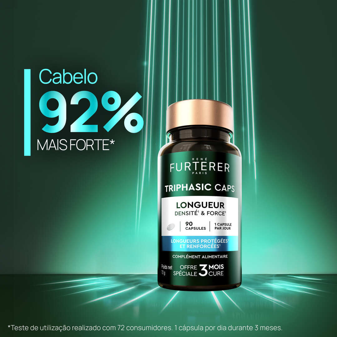 RENE FURTERER  Triphasic Active Grow Capsulas - 90un
