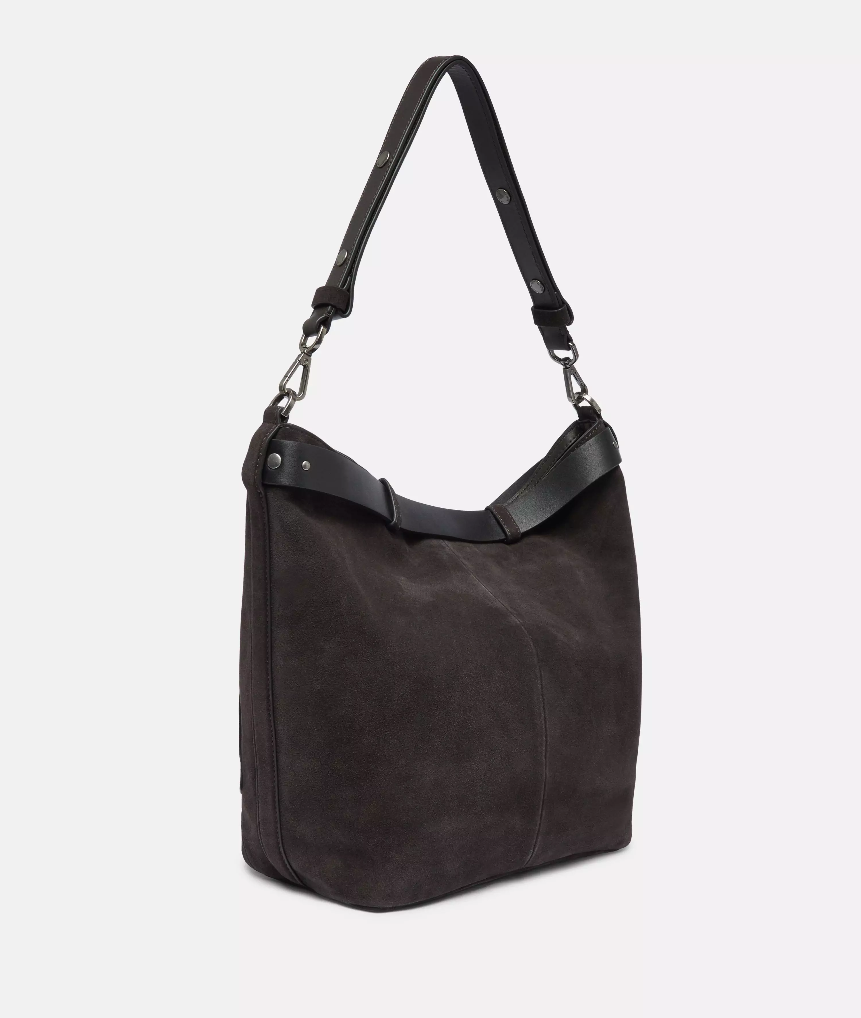 Zita Hobo L Large bag made from soft suede