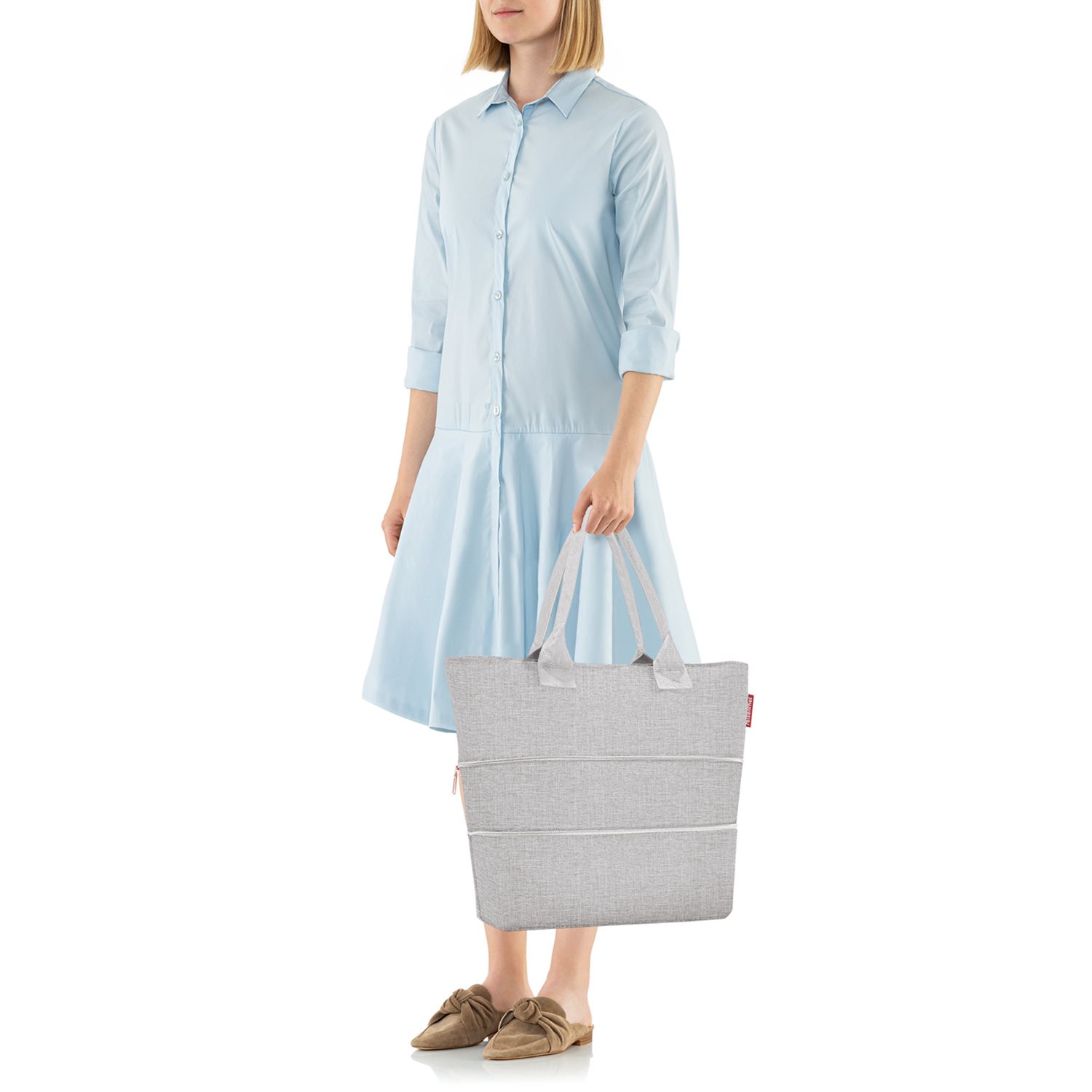 Reisenthel Shopping Shopper e1 twist sky rose