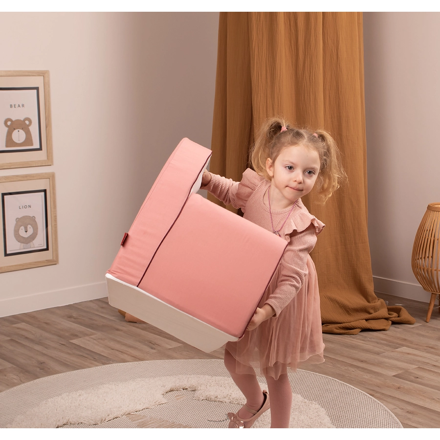 knorr toys® Kindersofa - Löwe Leo rose