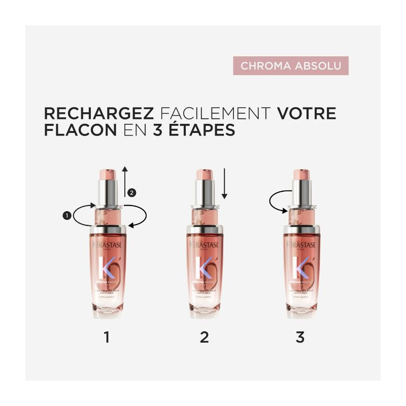 Huile Chroma éclat Chroma Absolu rechargeable Kérastase 75ml