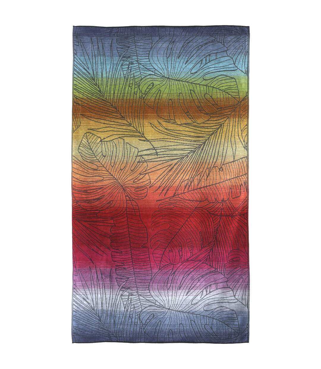 Drap de plage 100x180 cm FLORA multicolore