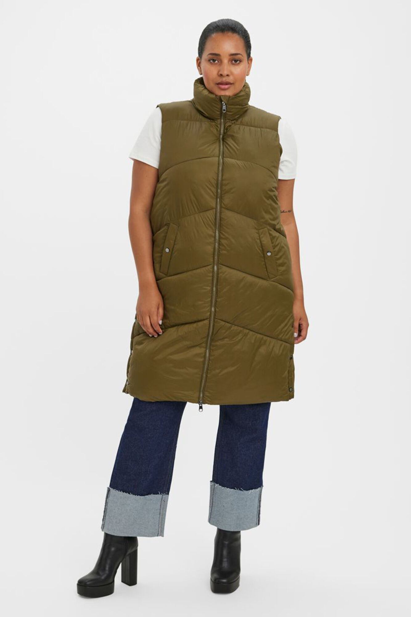 Chaleco acolchado Curve - Verde